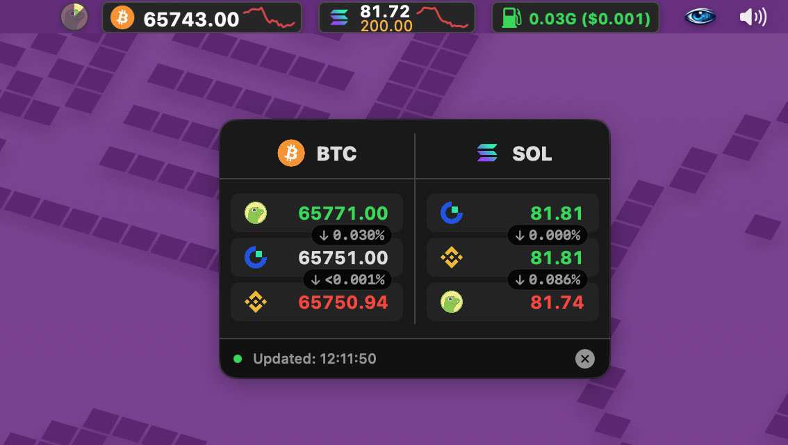 BitPeek App Screenshot